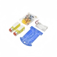Kit de voiture intelligente à suivi de ligne D2-1, voiture à suivi de ligne, composants électroniques DIY