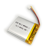 Baterai Li-Polymer Isi Ulang Berkualitas Tinggi OEM 703440 3.7V 1000mAh untuk Kunci Pintar Dengan UN38.3/UL1642/UL2054