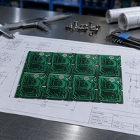 Feinuo Carte de circuit imprimé en cuivre simple face personnalisée 94HB 1,0 mm 15 µm surface OSP pour alarmes, jouets électroniques, télécommandes, en vrac