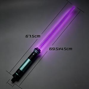 <span class=keywords><strong>Sabre</strong></span> lumineux LED à double tête Nouvelle musique Epée de Noël en plastique pour les fêtes et les décorations - Product Image 2