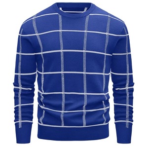 Sweat-shirt personnalisé pour homme, col rond, en laine tricotée, coupe oversize, vente en gros, fabricant de vêtements OEM ODM - Product Image 1