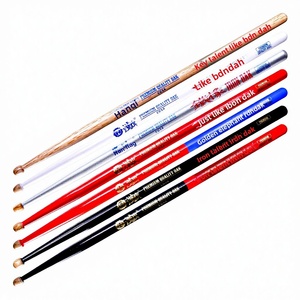 <span class=keywords><strong>Baquetas</strong></span> Profesionales HANQI 5A Serie Colorida <span class=keywords><strong>de</strong></span> Hierro y Goma - Product Image 1