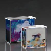 Boîte de protection en acrylique colorée résistante aux UV et à la poussière pour ETB Elite Trainer Box TCG, boîte de rangement