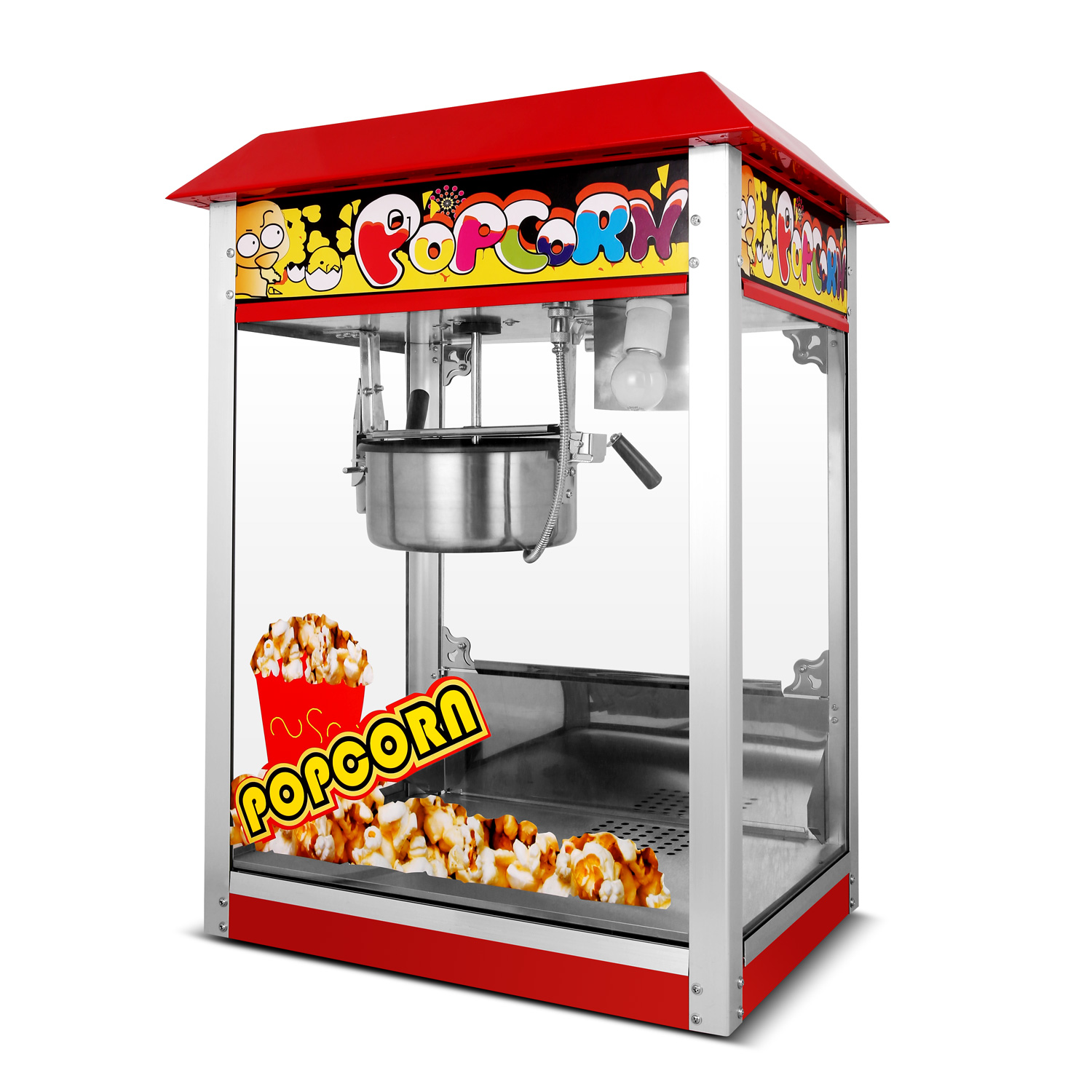 Коммерческая электрическая машина для попкорна для кинотеатра