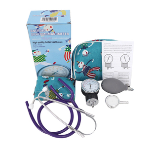 SY-G018 Dupla Cabeça Pressão Arterial Braço Tipo Criança Esfigmomanômetro Aneróide Com Estetoscópio Kit - Product Image 2