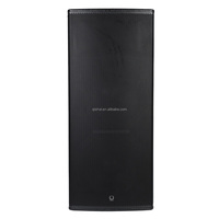 Système de sonorisation portable TR218F avec deux caissons de basses de 18 pouces, 2 voies, 1800 W, pleine gamme, réponse en fréquence de 35 Hz à 18 kHz, pour utilisation en extérieur