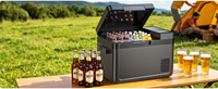 Réfrigérateur de voiture grande capacité 25L 26QT, réfrigérateur à compresseur 12V 24V, glacière électrique alimentée par batterie