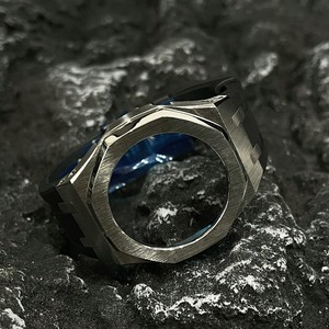 Boîtier en argent avec bracelet de montre en caoutchouc pour GA2100 GA2110 <span class=keywords><strong>CASIOak</strong></span> personnalisation de plus de couleurs en option bricolage pièces de montre de haute qualité - Product Image 4