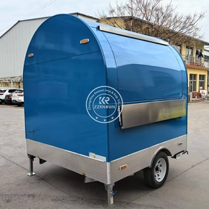 Remolque de Comida 2025, Máquina Expendedora de Alimentos y Bebidas, Máquina de Helados, Carrito de Churros, Remolque de Comida Redondo - Product Image 4