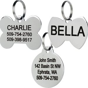 Personalized Nfc Pet <b>Tag</b> Qr Code Animal Id Metal <b>Dog</b> Cat Collar <b>Tags</b> for <b>Dogs</b> - Product Image 4