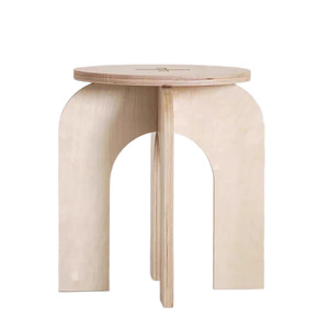 Fufeng Round <b>Stool</b> MDF Minimalist Design Home <b>Stool</b> And Ottoman - Product Image 5