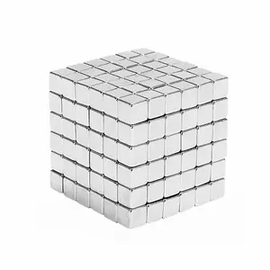 5mm magnético Cubo de 216 unids bloques de construcción magnética juguetes imán