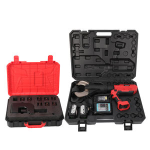 QS-B400 3in1 Portable Rechargeable alimenté par batterie hydraulique câble sertissage et coupe de câble et trou poinçonnage outil Type de poignée - Product Image 4