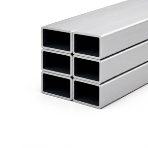 Tube rectangulaire en aluminium extrudé pour les cadres de machines, les équipements et les structures industrielles - Product Image 1