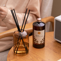 Diffuseur d'aromathérapie sans flamme 500 ml, grande bouteille, roseaux en rotin, cadeau décoratif, parfum, vente en gros