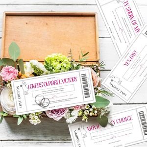 Cupones de <span class=keywords><strong>cupón</strong></span> de regalo de aniversario divertidos para regalo de cumpleaños de boda romántica personalizada tarjetas de <span class=keywords><strong>cupón</strong></span> de amor para el <span class=keywords><strong>Día</strong></span> de San Valentín - Product Image 4