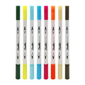 Set di Pennarelli Colorati Fineliner, Penna per Disegno a <span class=keywords><strong>Punta</strong></span> Fine 0,4mm, Marcatori a <span class=keywords><strong>Doppia</strong></span> <span class=keywords><strong>Punta</strong></span> Perfetti per Scrivere e Prendere Appunti - Product Image 3