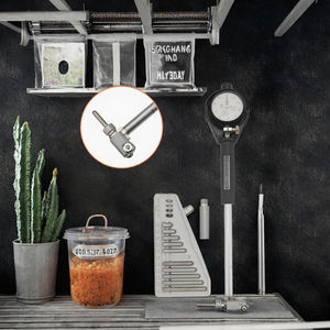 Jauge de diamètre de trou <span class=keywords><strong>Mitutoyo</strong></span> 511-713-20 en acier inoxydable avec levier, plage de 50 à 150 mm, graduation de 0,01 mm avec indicateur de cadran 2046AB - Product Image 3