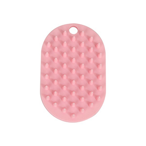 Silicone <b>Bath</b> Brush For Dog Soft Massage Pink And Green <b>Pet</b> <b>Cleaning</b> Supplies - Product Image 4