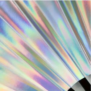 13 Inch Large Holographic Folding <b>Fan</b> Iridescent Festival <b>Rave</b> <b>Fans</b> - Product Image 4