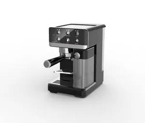 Espresso Koffiezetapparaat Rvs Koffiemachine Met Melktank Thuis Gebruikte Cappuccino Machine Latte Koffiezetapparaat