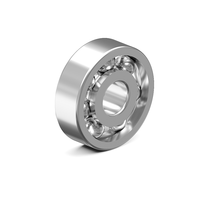 Micro-roulement ouvert pour mini-tour et broyeur à café, boutons de réglage, simple rangée, 602ZZ MR62, en acier GCR15 C3, graissé, 2x8x3mm