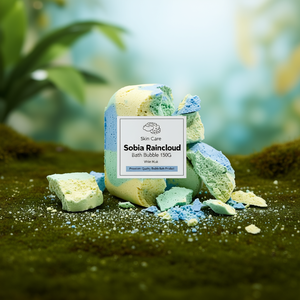 Sobia Raincloud 150G Barre de bain moussante Musc Blanc Qualité Supérieure Produit de Bain Moussant - Product Image 3
