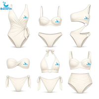 Nouveau Maillot de Bain Micro Bikini Designer pour Femme, Personnalisé, Sexy, avec Haut Carré et String Ultra-Échancré