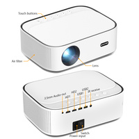 Mini-projecteur intelligent K45 Android 9.0 pour cinéma maison, écran LCD 1080P pris en charge, films USB, compatible 3D, 700 lumens, portable
