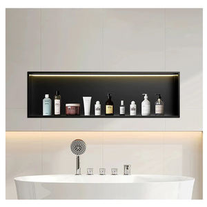 Niches de <span class=keywords><strong>douche</strong></span> à <span class=keywords><strong>LED</strong></span> étanches, PVD, acier inoxydable 304, étagère de <span class=keywords><strong>douche</strong></span> à encastrer, <span class=keywords><strong>niche</strong></span> murale - Product Image 1