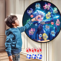 Jeu de fléchettes populaire pour enfant à thème Constellation de 72cm avec boules collantes Interaction parent-enfant ensemble de jouets de jeu acrobatique multijoueur