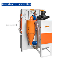Machine de sablage manuelle écologique 9070A pour la décapage de la rouille et la rénovation de la coque d'impression 3D de lettres lumineuses en acrylique