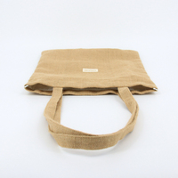 OEM Lin Sac à Bandoulière Usage Quotidien Jute Chanvre Shopping Sac Fourre-Tout