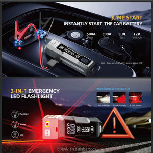 Draadloze Draagbare Stofzuiger Band Inflator Auto Luchtpomp Auto Batterij Power Bank Jump Starter Met Luchtcompressor Led Licht - Product Image 4