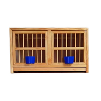 Cage à oiseaux toutes saisons Cage modulaire en bois pour oiseaux Cage pour pigeons de course Cage pour pigeons d'élevage