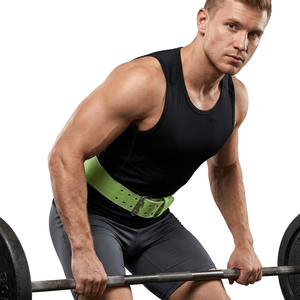 Customizable Logo Color Cowhide Leather Lightweight Gym Weightlifting <b>Belts</b> Buckle for Heavy Workout Dead Lifting Back Training - Product Image 1