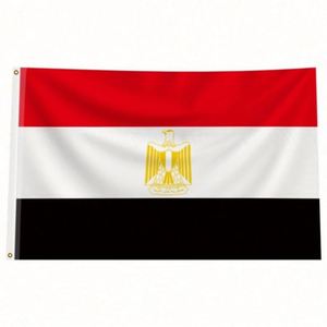 Good Quality Best Price 3x5ft 90x150cm 100% Polyester Vivid Color Egypt <b>Flags</b> - Product Image 3