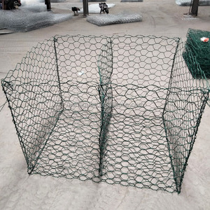 Özelleştirilmiş kolayca monte sıcak daldırma galvanizli taş kafes dokuma PVC kaplı Gabion kutusu nehir bankası için - Product Image 1