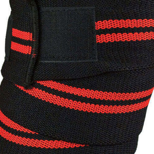 Genouillères en néoprène robustes et élastiques, personnalisables avec logo et couleur, pour soulevés de terre et entraînements en salle de sport, prix de gros abordable - Product Image 6