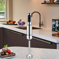 Blender électrique 3 en 1 pour aliments et légumes, 500 W, portable, usage domestique, 4 lames, mixeur à main pour la cuisine, rapide, facile à nettoyer