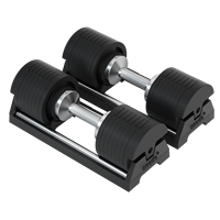Ensemble d'haltères réglables en fonte de 45 kg, revêtement en uréthane antidérapant, usage commercial, robuste, pour la musculation, la remise en forme et l'entraînement en salle de sport