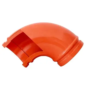 China distributor dn125 double wall elbow ,bends for putzmeister schwing truck mounted concrete pump machinery parts