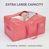 Sacs de déménagement robustes avec fermeture éclair solide, poignées enveloppantes, résistants à l'eau, sacs de rangement durables, alternative aux boîtes de déménagement