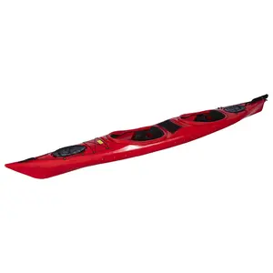 Cina fabbricazione professionale un kayak Tandem kayak da mare per 2 persone made in China Sit In Kayak da pesca in mare con vendita