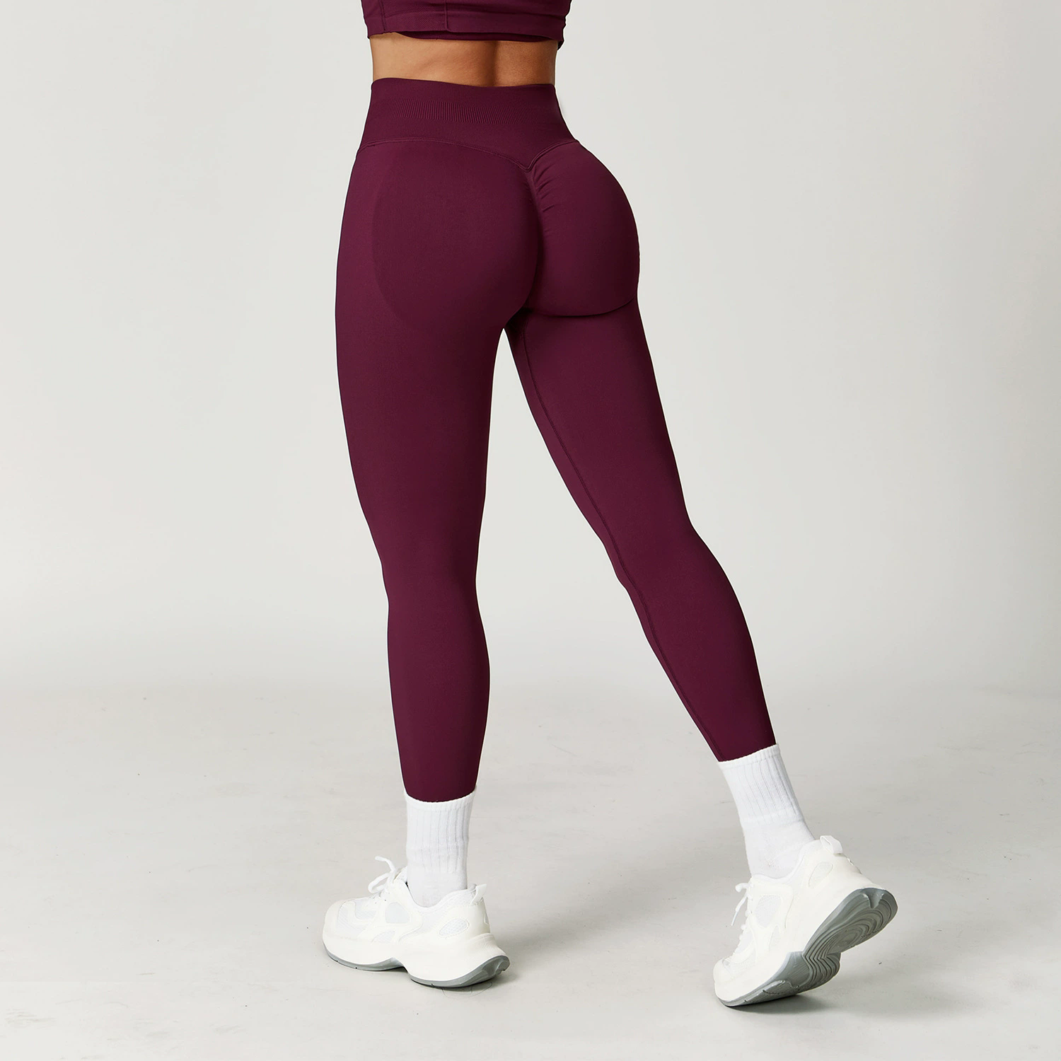 High-Waist Activewear Leggings: colour and size-option reference for private-label production