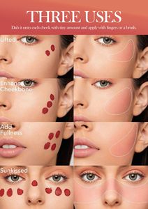 Offre Spéciale liquide crème Blush lèvre yeux joue longue durée teinte maquillage plusieurs couleurs étanche liquide Blush maquillage - Product Image 3