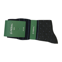 Chaussettes d'équipage pour hommes de style décontracté respirant d'excellente qualité en coton fin tricoté pour l'exportation en gros du printemps