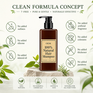 OEM Private Label <strong>Premium</strong> Herbal Plant Extract <strong>Shampoo</strong> Sulfate Free Scalp Care Thickening Hair Care for Daily Salon and Home Use - Product Image 2