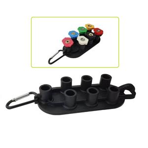 ปืนฉีดน้ำสแตนเลส7สี, 1/4หัวฉีดพ่นล้างรถไฟฟ้าพร้อมหัวล็อคฐาน - Product Image 2