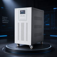 Stabilisateur de tension triphasé 80KVA 120KVA 150KVA 380V/400V/415V de type servo-compensé CE pour machines CNC